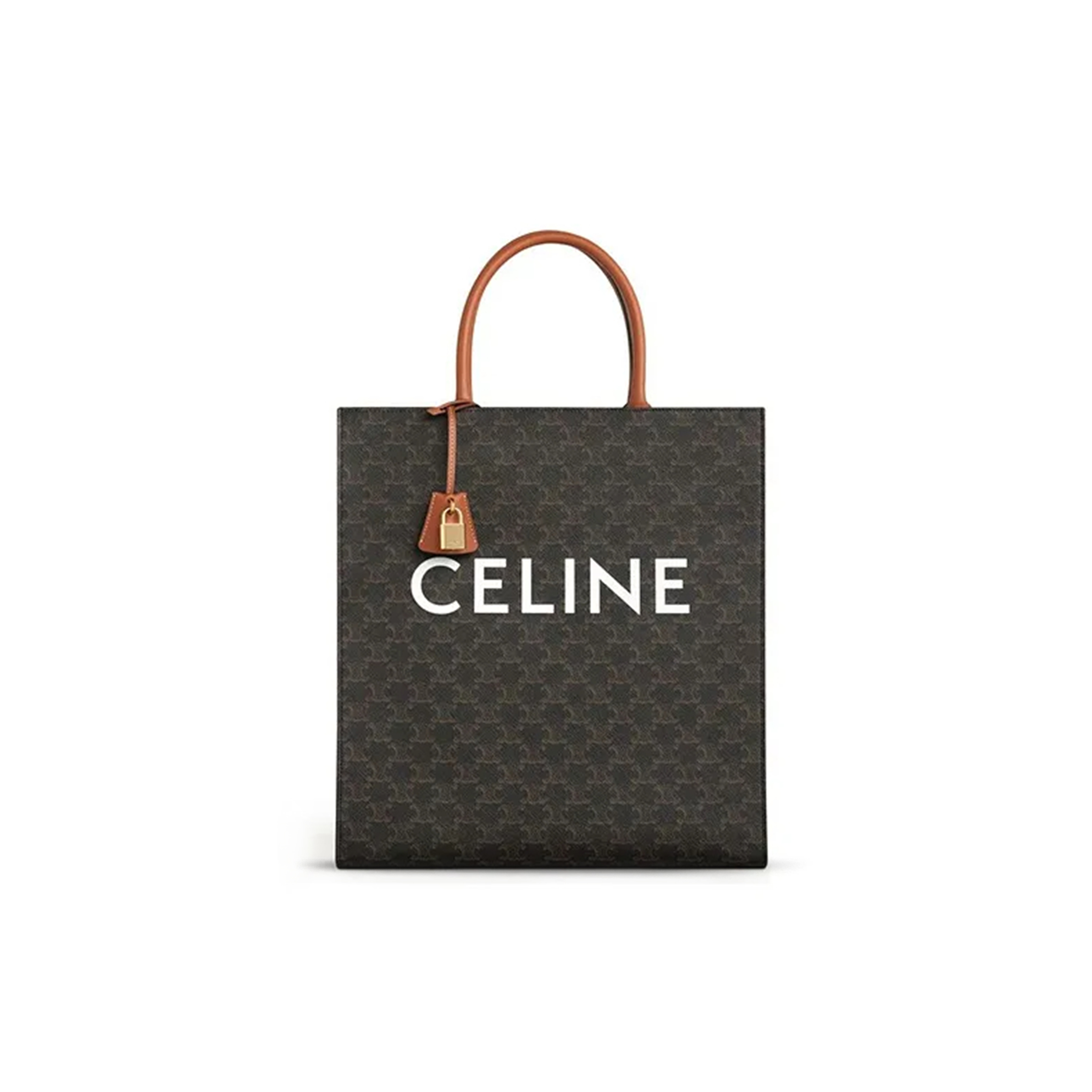 Ce**e tote in cabas triomphe printed cowhide 191492bzk.04lu (39.5*37*9cm)